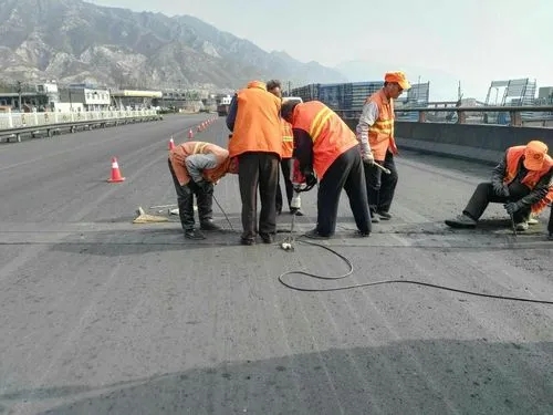 青松路街道道路桥梁病害治理